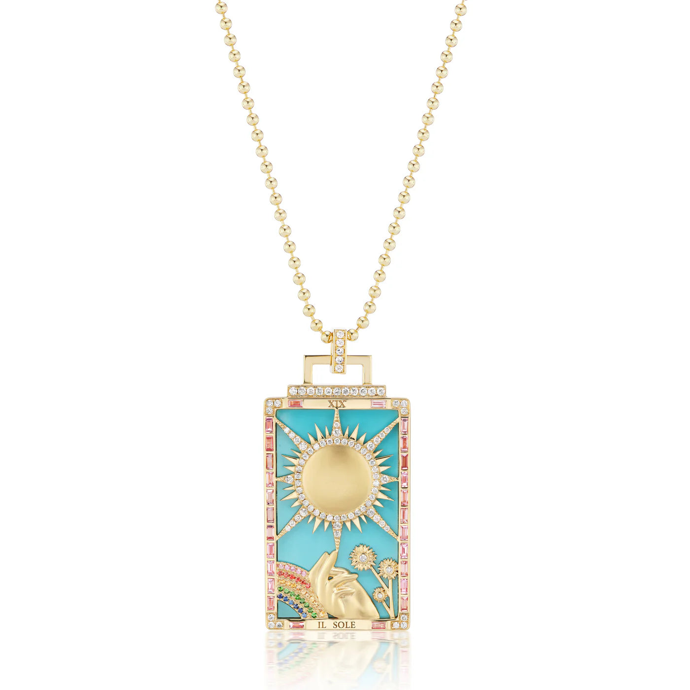 Sorellina Il Sole Tarot Card