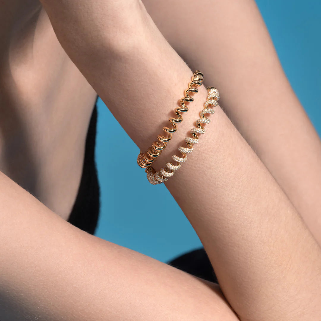 Boochier Diamond Slinkee Bangle
