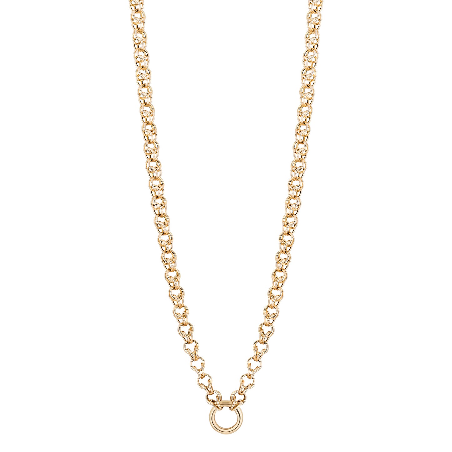 Mason & Books Brushed 14K Yellow Gold Crochet Chain