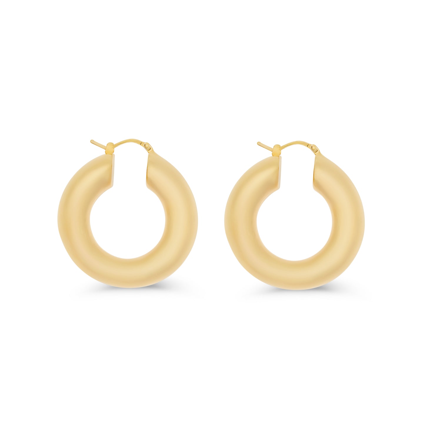The Seven 18K Puffy Hollow Hoops