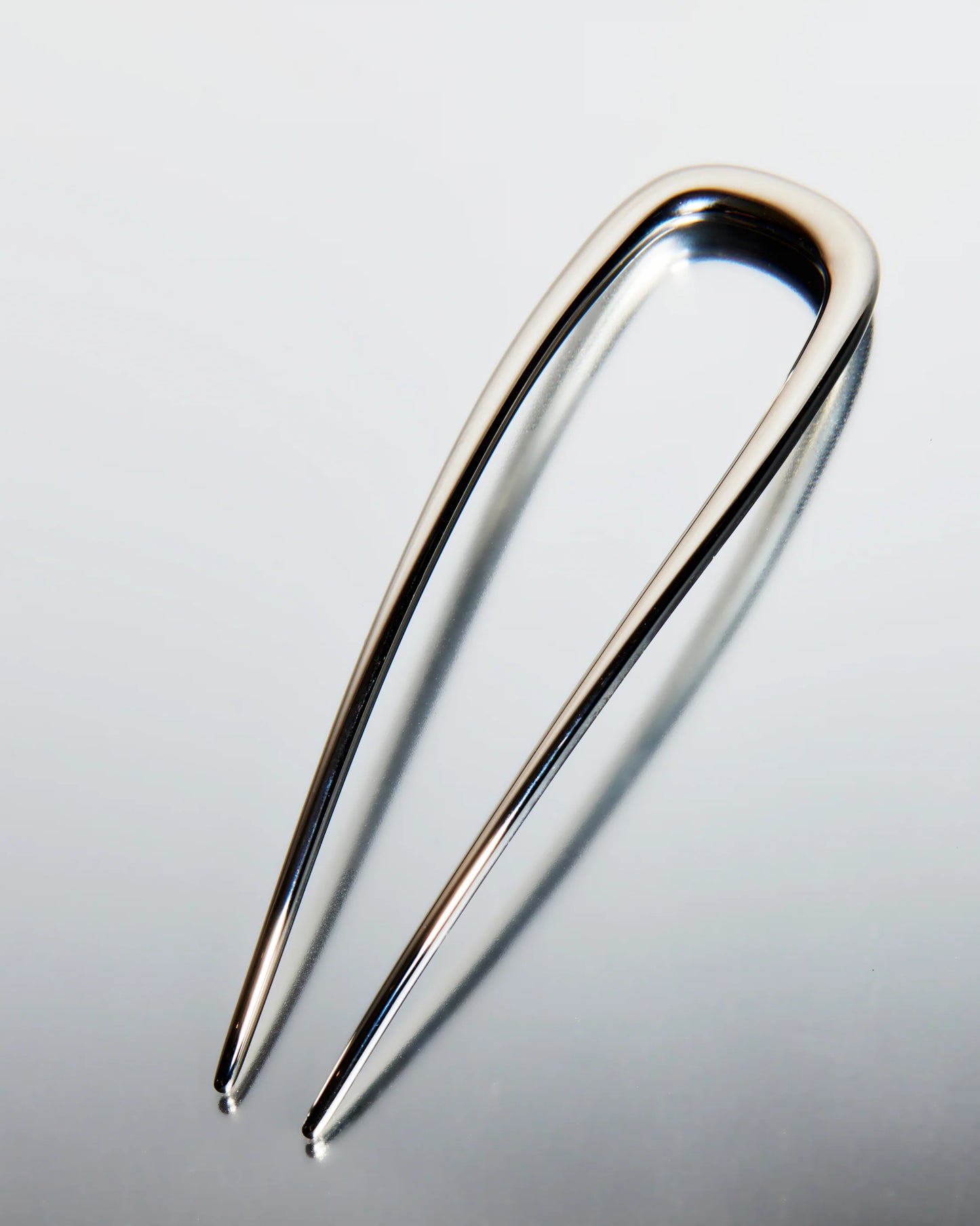 Deborah Pagani Large Sleek Hair Pin Silver