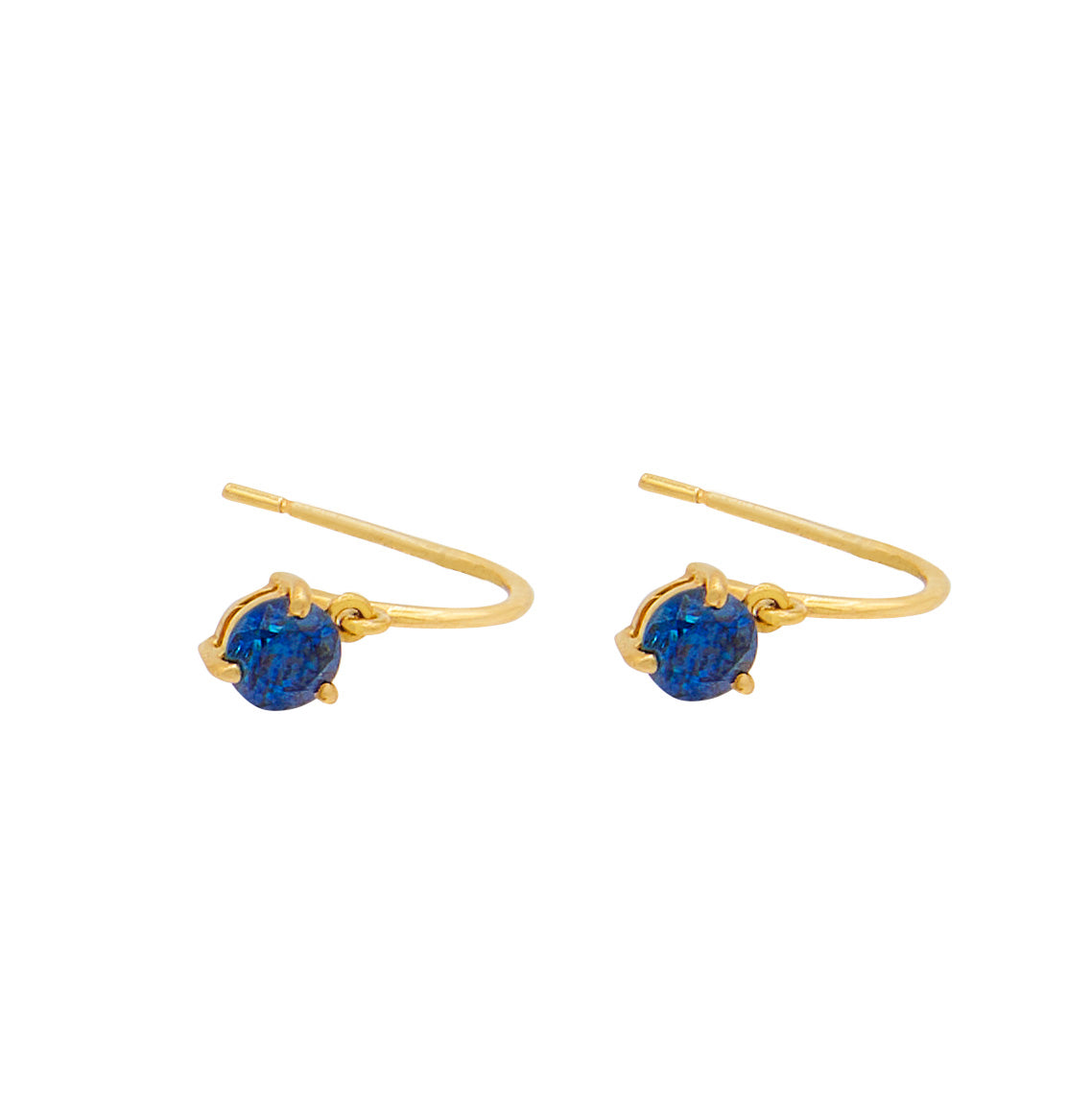 Land Of Giants Sheosar Blue Diamond Earrings