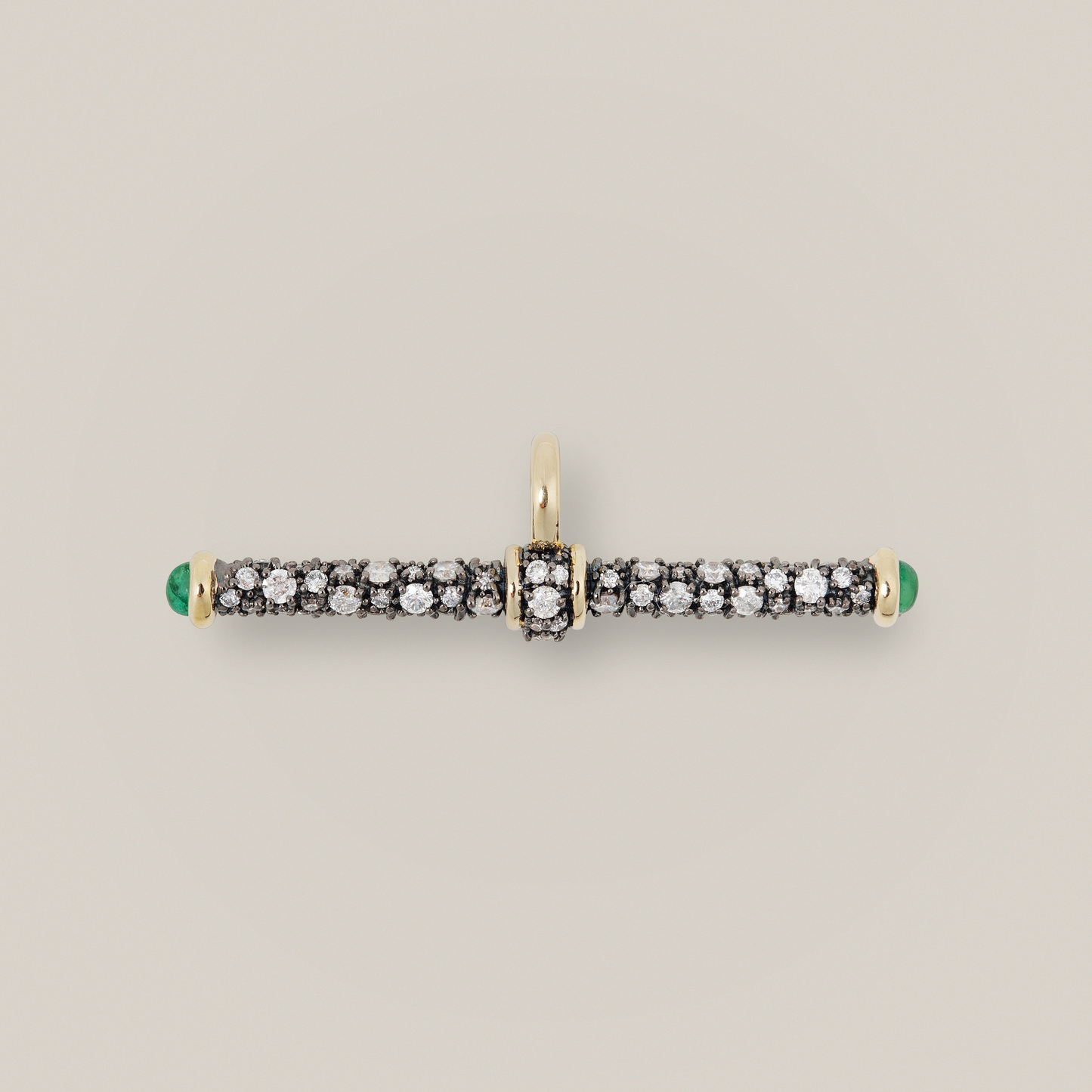 Lucy Delius Diamond T Bar Pendant