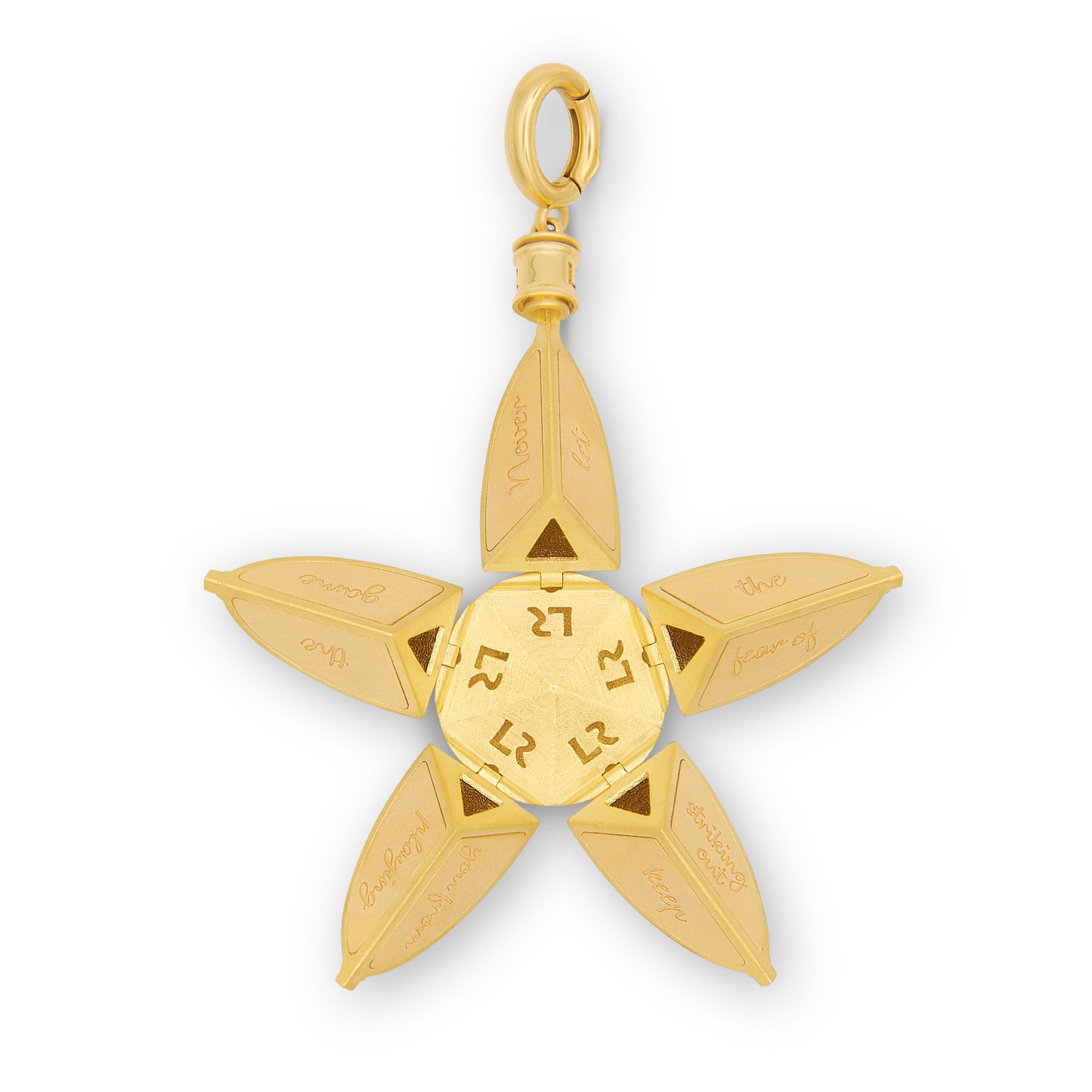 Lauren Rubinski OOAK Bruno Open Bell Pendant