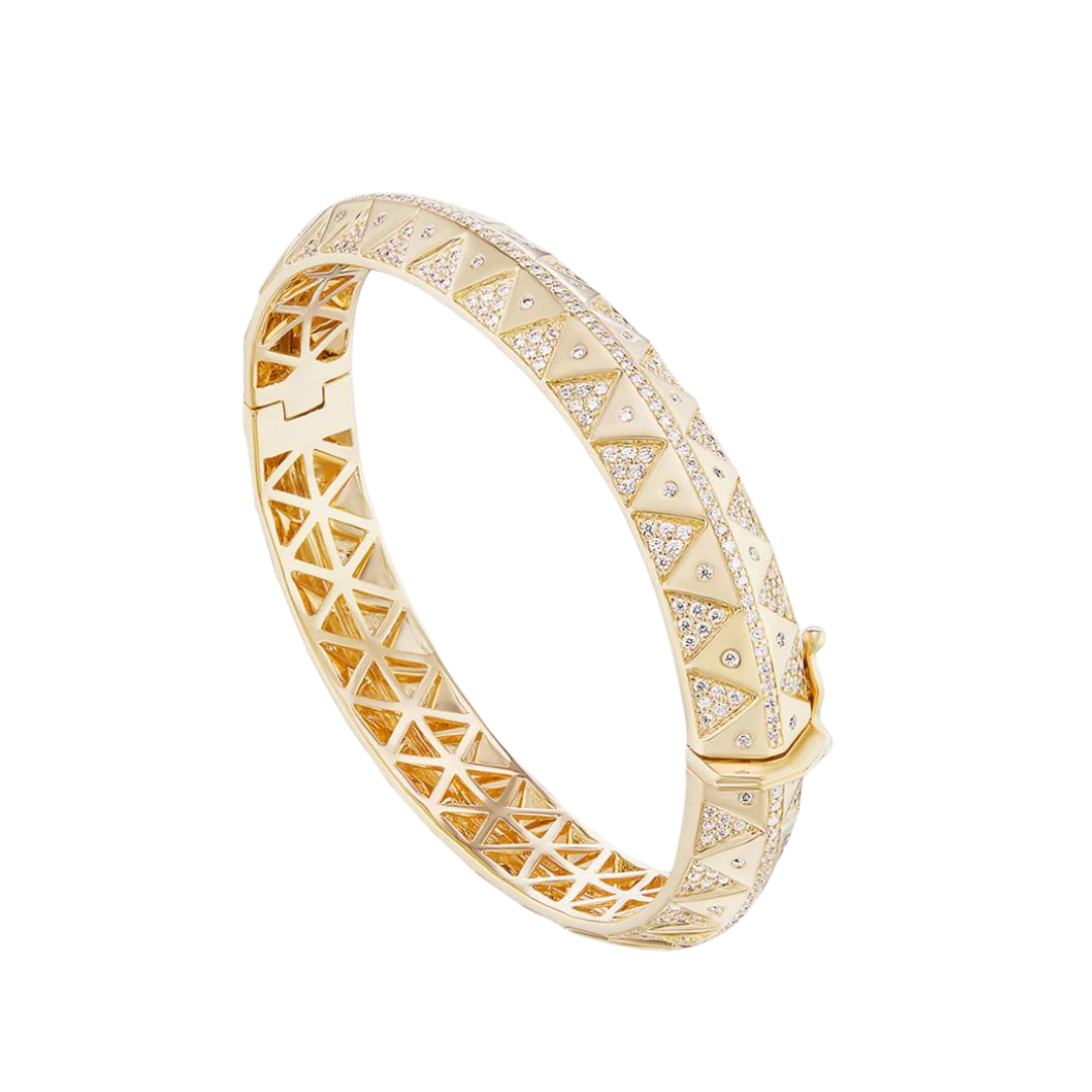 Harwell Godfrey Chubby Talisman Diamond Bangle
