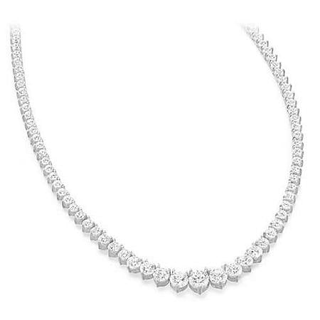 Meira T Diamond Riviera Tennis Necklace - 8.00ct