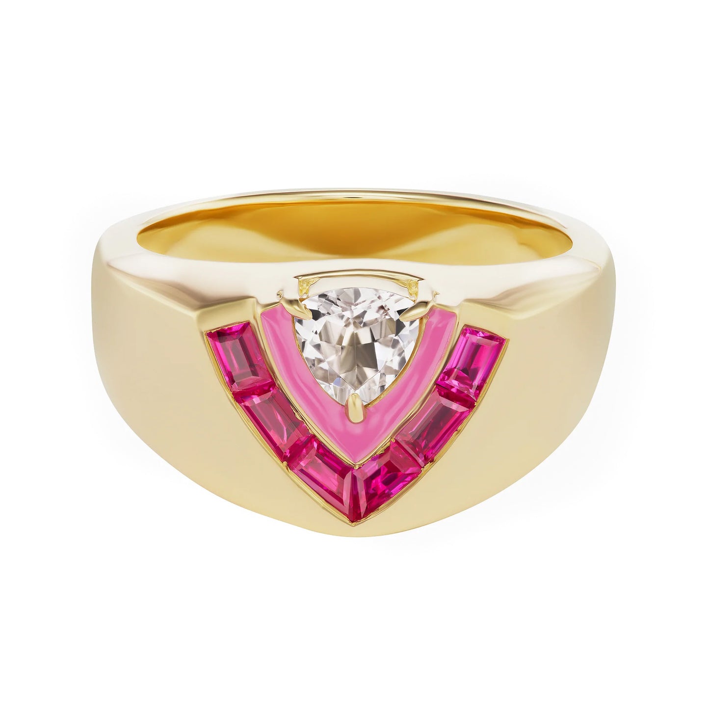 Emily P Wheeler Tiered Signet Ring