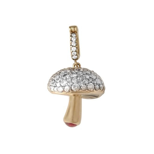 Joanna Dahdah Pave Mushroom Pendant